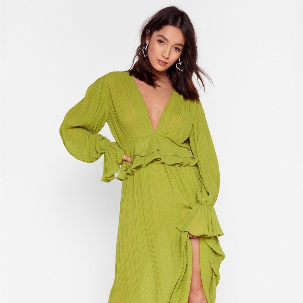 V-neck Maxi